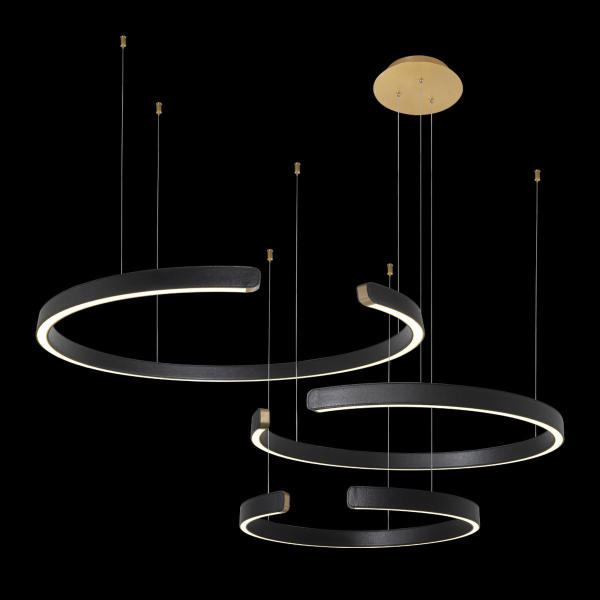 Подвесная люстра Ring 10025/3 Black