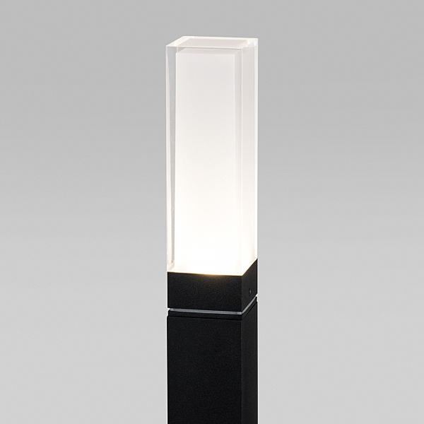 Уличный наземный светильник Elektrostandard 1537 TECHNO LED чёрный