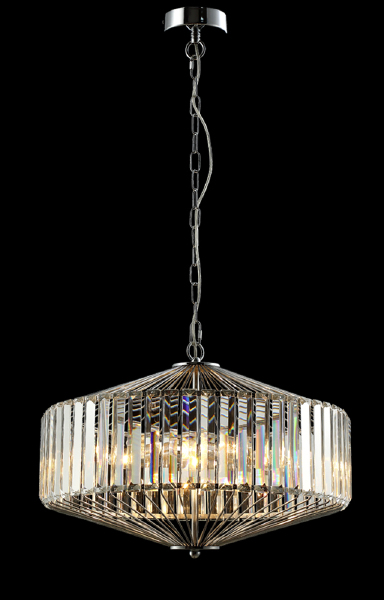 Подвесная люстра Fiesta FIESTA SP5 CHROME/TRANSPARENTE
