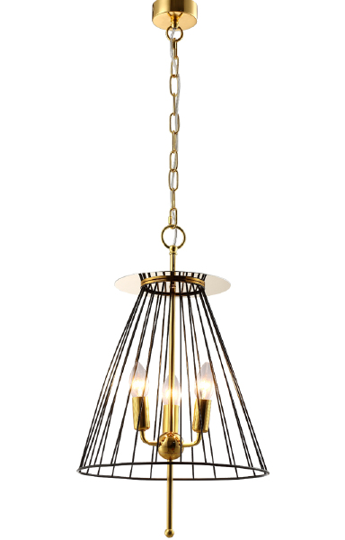 Подвесная люстра Modesto MODESTO SP3 BLACK/GOLD