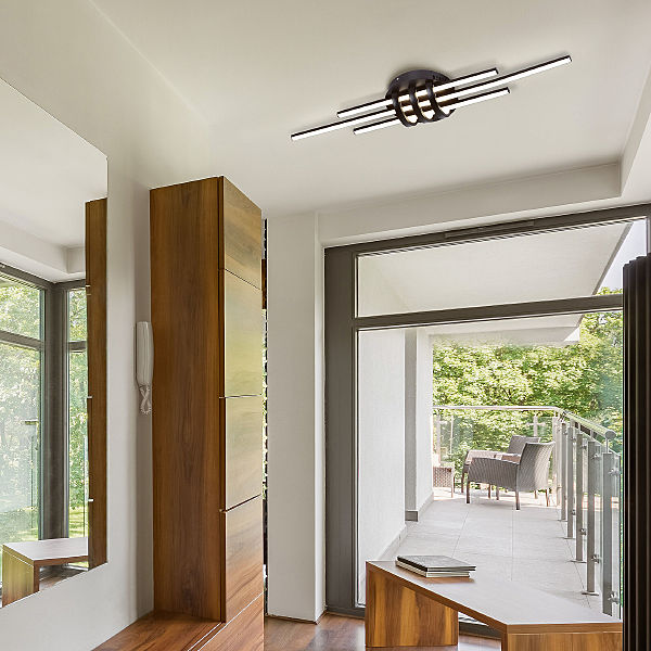 Потолочная люстра Skyline 90243/3 кофе