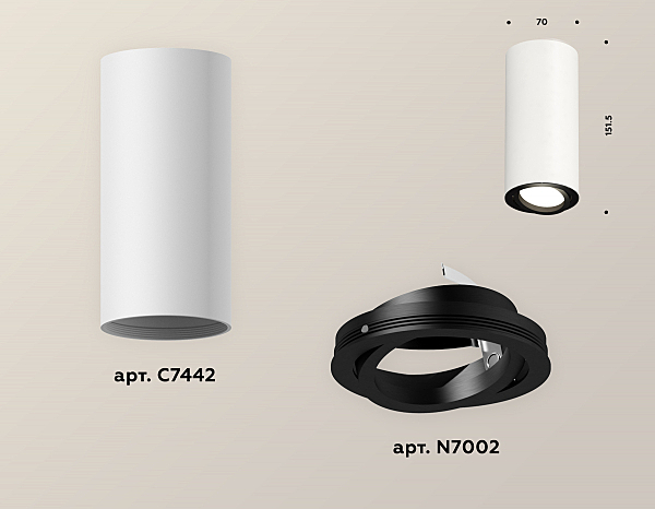 Накладной светильник Techno XS7442002