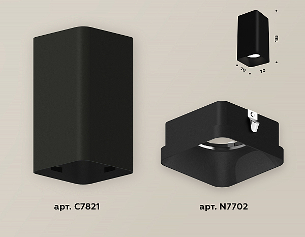 Накладной светильник Techno XS7821002