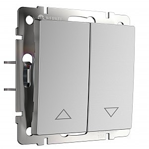 Выключатель W1124506/ Выключатель жалюзи (серебряный)