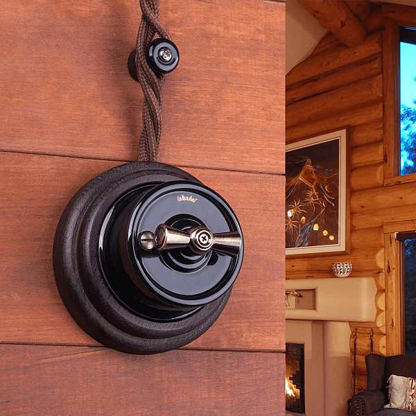 Аксессуар W6431314/ Комплект изоляторов без винта 50 шт. (коричневый) Ретро