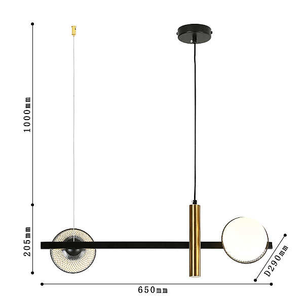 Светильник подвесной Odd 2826-2P