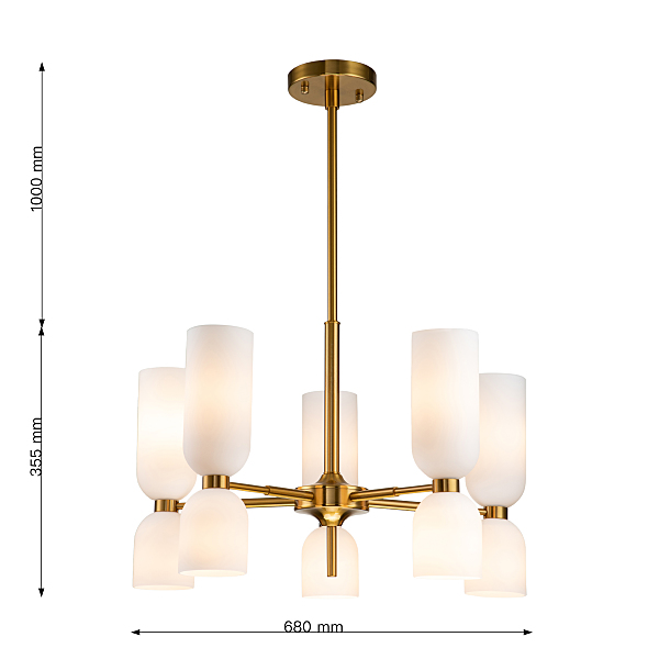 Люстра на штанге Amusing 2876-5P