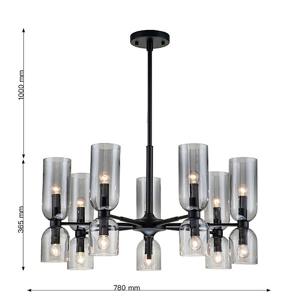 Люстра на штанге Amusing 2877-7P