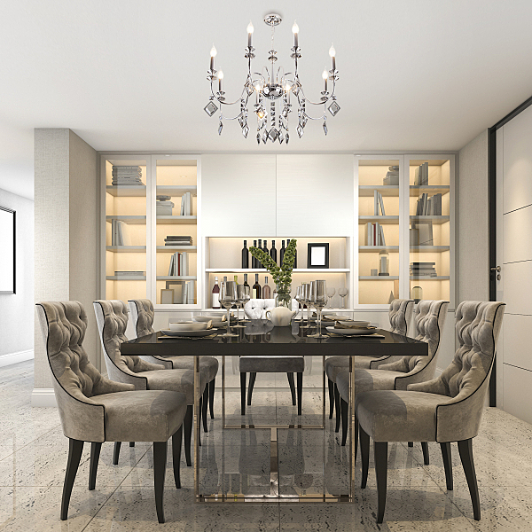 Подвесная люстра Telao 10120/8 хром/дымчатый хрусталь Strotskis Smart