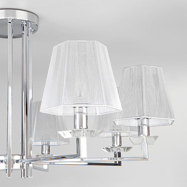 Потолочная люстра Alegria 60125/8 хром Smart
