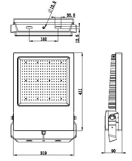 Прожектор уличный Atik 732099