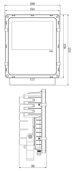Прожектор уличный Amber 730465