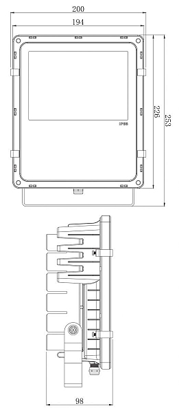Прожектор уличный Flood 732076