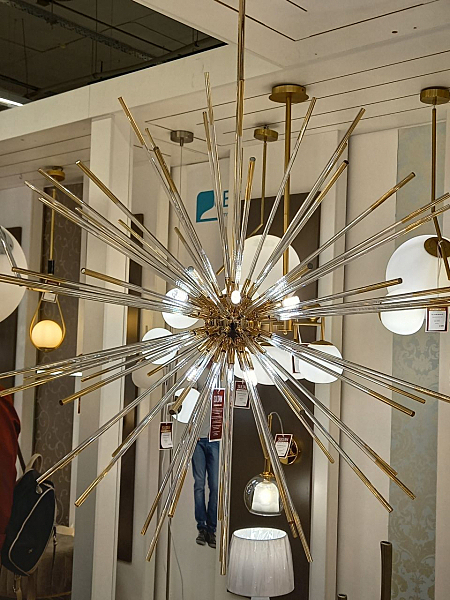 Люстра на штанге 1090 1090-9PL