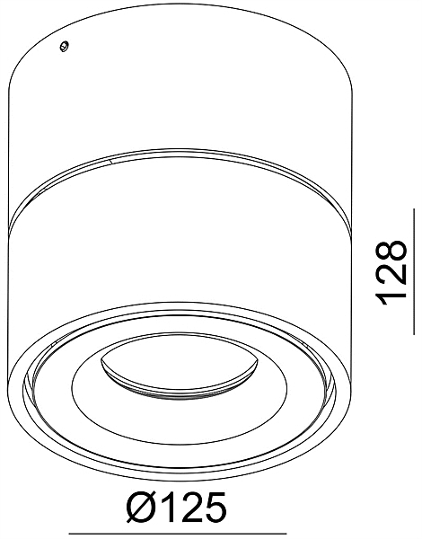 Накладной светильник Uni 348127