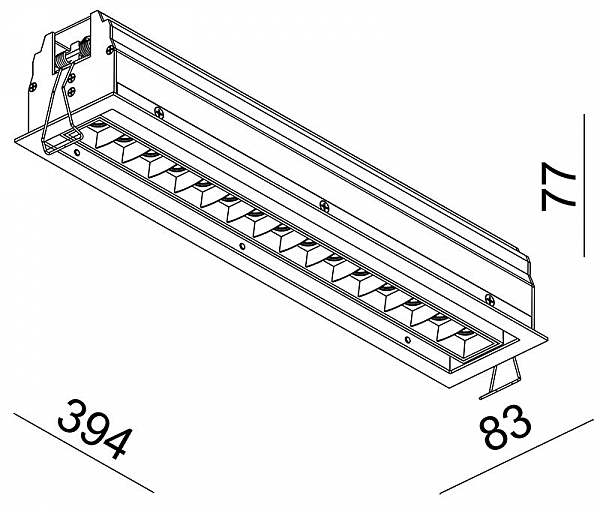 Встраиваемый светильник Ceti 565258