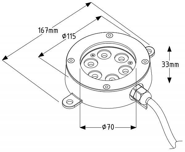 Уличный встраиваемый Shark I 785017