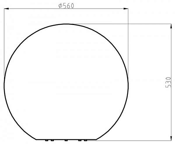 Уличный наземный светильник Ball light 836931