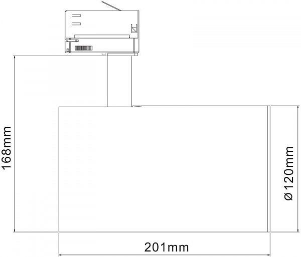 Трековый светильник Luna 707021