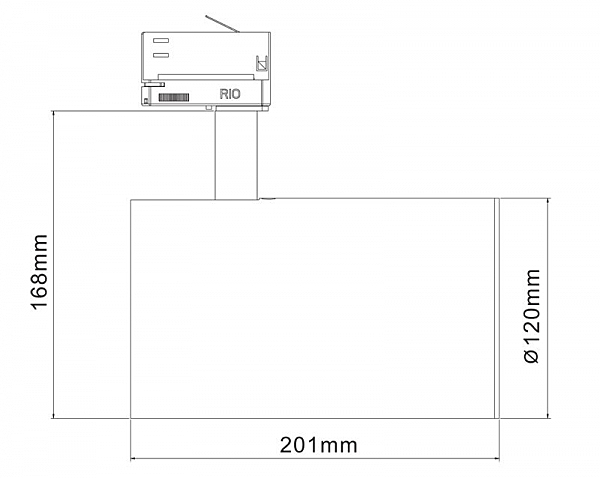 Трековый светильник Luna 707028
