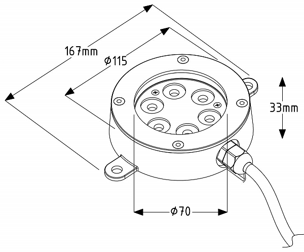 Уличный встраиваемый Shark I 785016