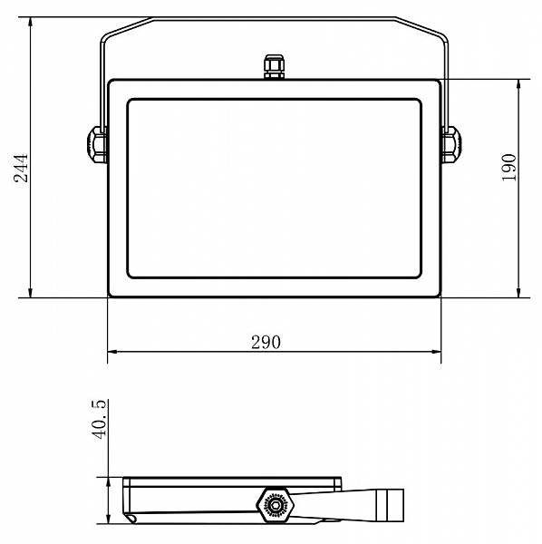 Прожектор уличный Flood 732013