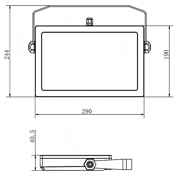 Прожектор уличный Flood 732026