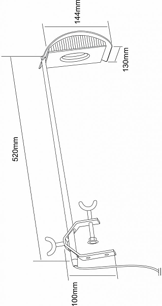 Подсветка зеркал и полок Atis 688013