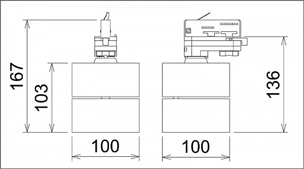 Трековый светильник Uni II 707044