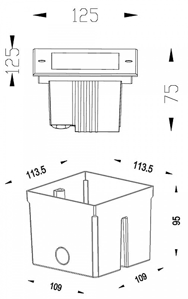 Уличный встраиваемый Deko-Light 730248