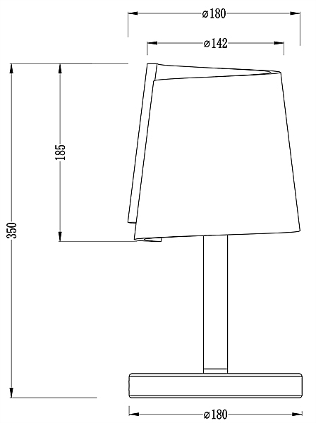 Настольная лампа Twister 346010