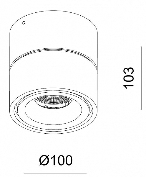 Накладной светильник Uni 348124