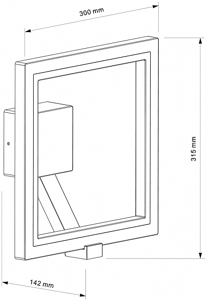 Уличный настенный светильник Deko-Light 731102