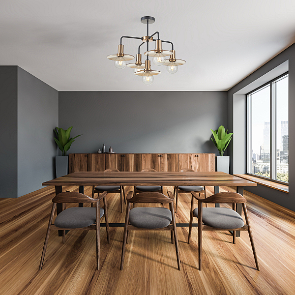 Потолочная люстра 1016 1016-5CL