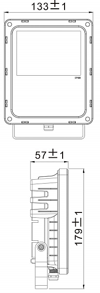 Прожектор уличный Flood 732074