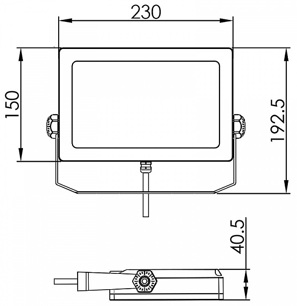 Прожектор уличный Flood 732012