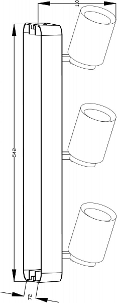 Светильник спот Librae Linear 348075