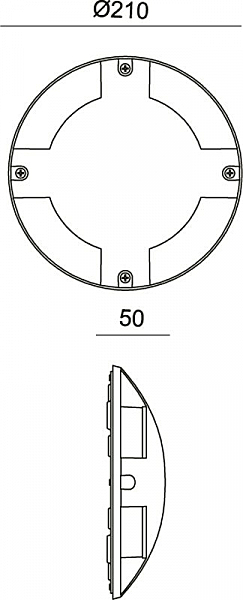 Уличный настенный светильник Helios 732050
