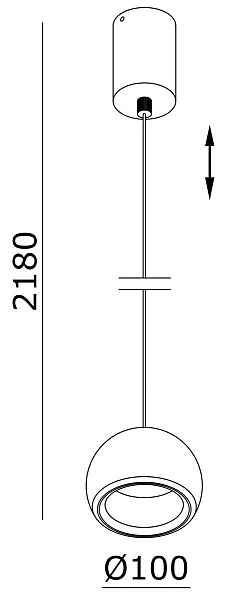 Светильник подвесной Heze 342126