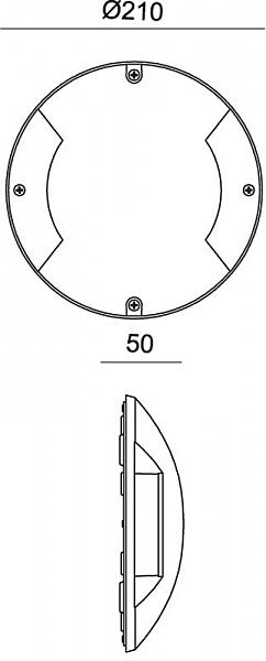 Уличный настенный светильник Helios 732049