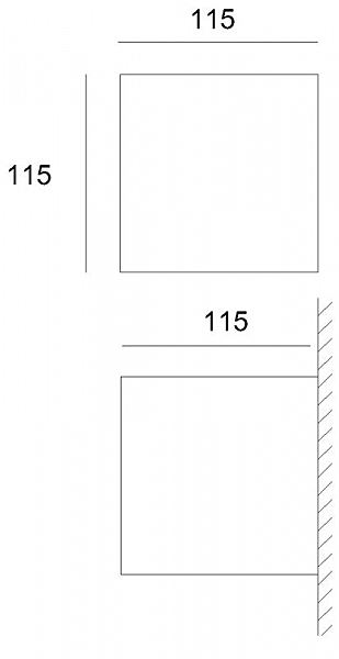 Настенный светильник Cube 341183
