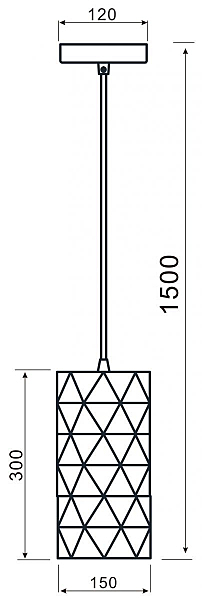 Светильник подвесной Asterope linear 342136