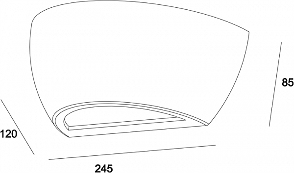 Настенный светильник Netito 341179