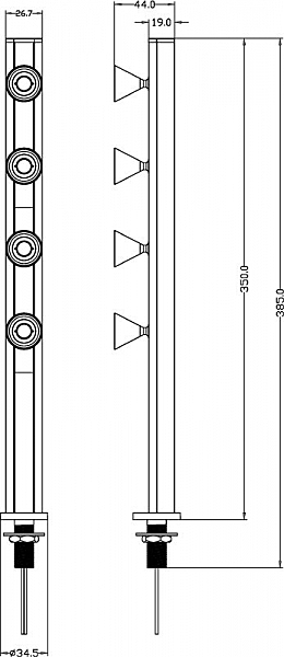 Настенный светильник Karva 688001