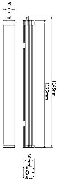 Мебельный светильник Tri Proof Motion 730455