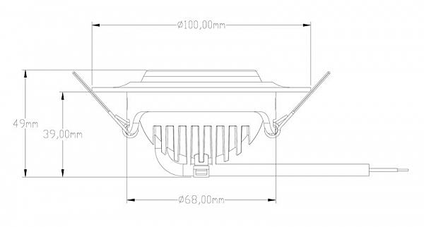 Встраиваемый светильник Saturn 565201