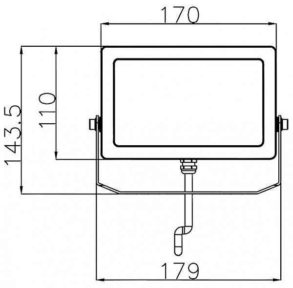 Прожектор уличный Flood 732028