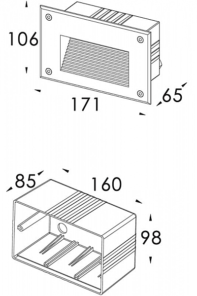 Подсветка для ступеней Side 100028