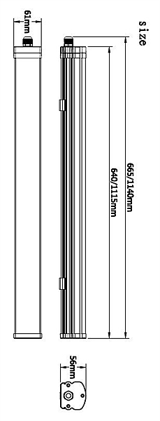 Мебельный светильник Tri Proof Motion 730450