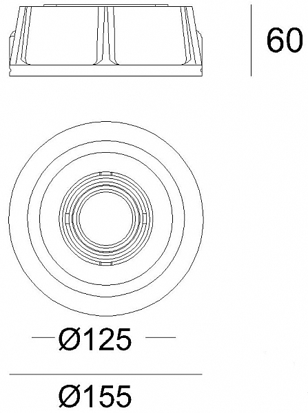 Встраиваемый светильник Built-in 110503